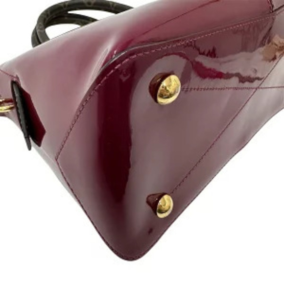 Louis Vuitton Magenta Vernis Miroir Tote Bag | Yoogi Louis Vuitton Vernis Bag Handbag Shoulder Tote Miroir Magenta strap